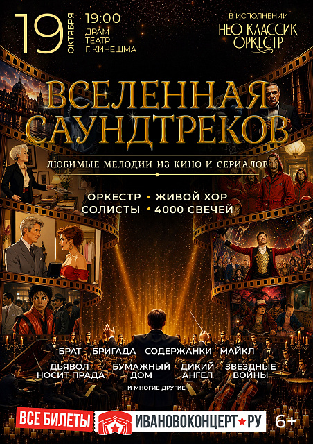 Нео Классик Оркестр и хор. Вселенная саундтреков в атмосфере 4000 свечей